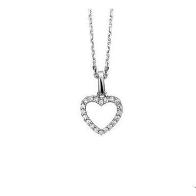 vDam vDam Zilveren ketting hart 1323220 vDam vDam Zilveren ketting hart 1323220