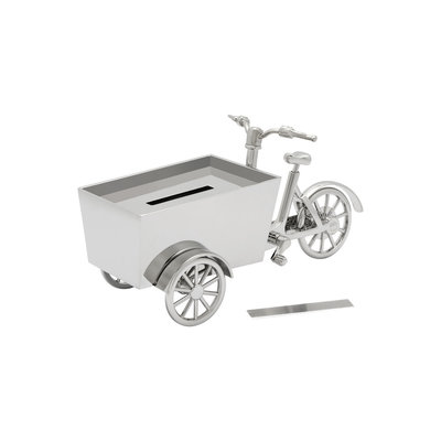 Zilverstad Spaarpot bakfiets 6165061 Zilverstad Spaarpot bakfiets 6165061