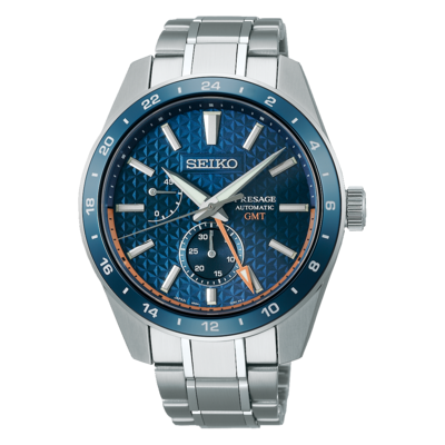 Seiko Global Brands Seiko Presage Sharp Edged GMT SPB217J1 Seiko Global Brands Seiko Presage Sharp Edged GMT SPB217J1