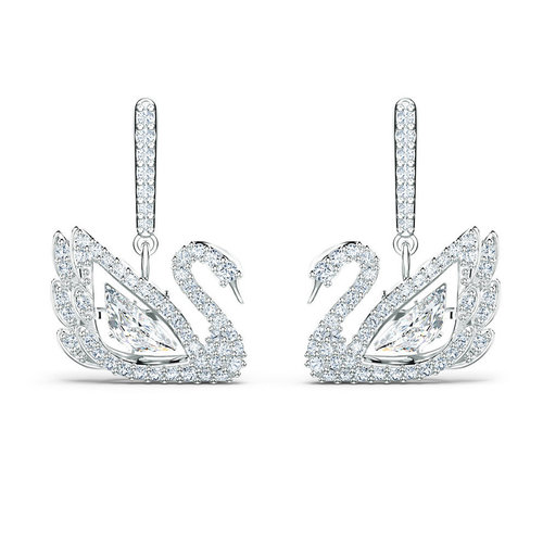 Swarovski Dansende Zwanen Oorbellen Swarovski Dansende Zwanen Oorbellen