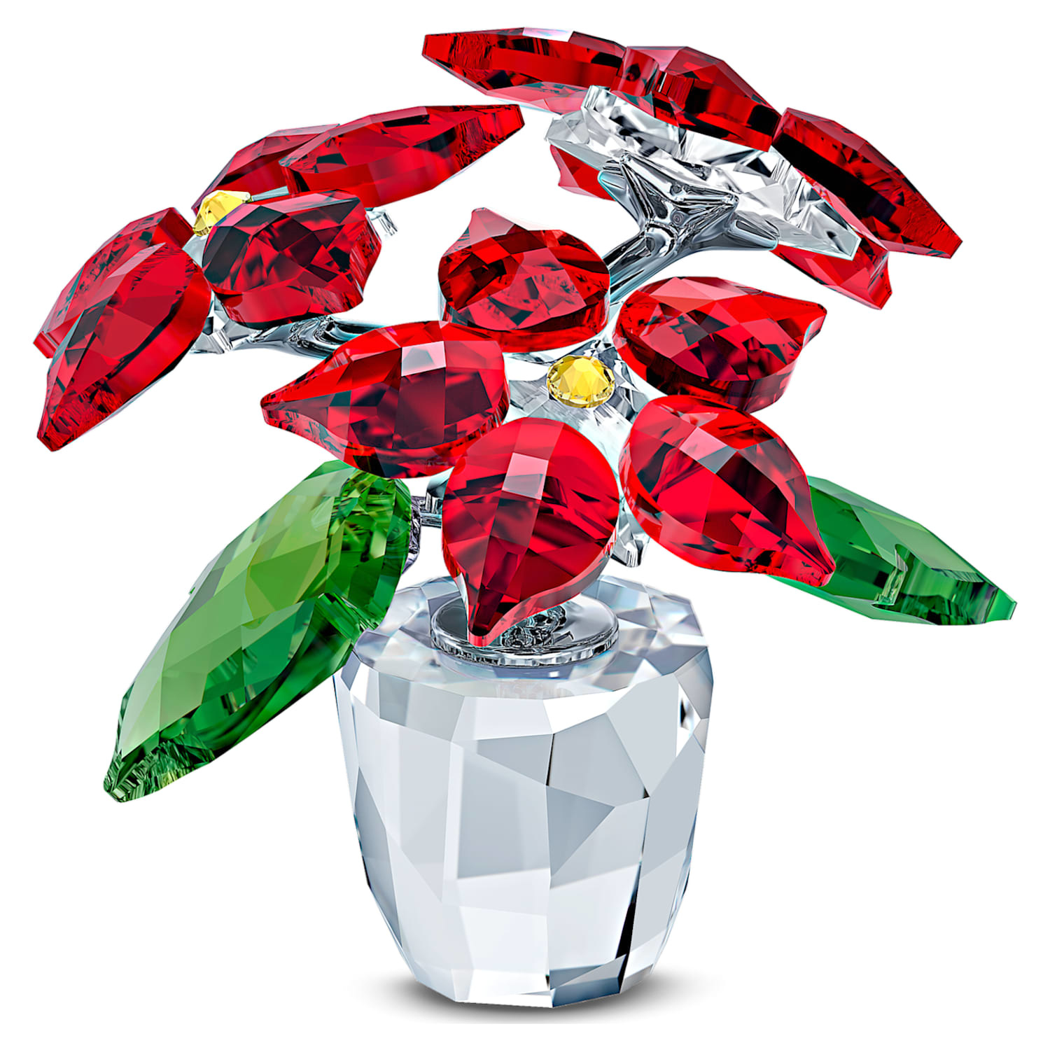 Swarovski Kerstster Ornament Poinsettia 5538626 - Juwelier van Dam