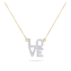 Gouden Ketting Love met zirconia* Gouden Ketting Love met zirconia*