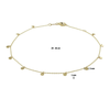 Gouden Enkelbandje rondjes 1,0 mm 24 - 26 cm* Gouden Enkelbandje rondjes 1,0 mm 24 - 26 cm*