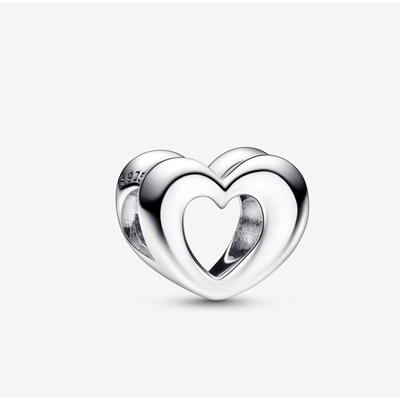 Pandora Sieraden Open heart sterling silver charm 792492C00 Pandora Sieraden Open heart sterling silver charm 792492C00