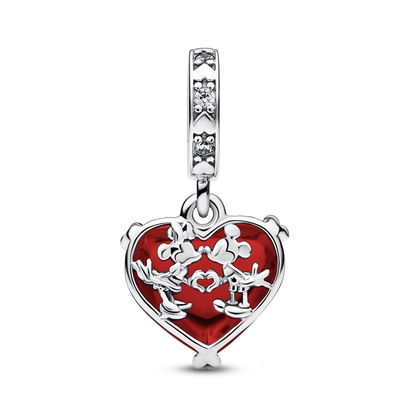 Pandora Sieraden Disney Mickey and Minnie sterling silver dang 792522C01 Pandora Sieraden Disney Mickey and Minnie sterling silver dang 792522C01