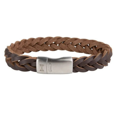 AZE Jewels ⋈ AZE armband Iron Big Wave Brown (21,0cm) AZ-BL001-B-210 AZE Jewels ⋈ AZE armband Iron Big Wave Brown (21,0cm) AZ-BL001-B-210