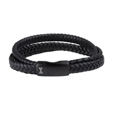 AZE Jewels ⋈ AZE armband Iron Three String Black-on-Black AZ-BL002-D-195 AZE Jewels ⋈ AZE armband Iron Three String Black-on-Black AZ-BL002-D-195