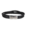 AZE Jewels ⋈ AZE armband Iron Four String Black (21,0cm) AZ-BL003-A-210 AZE Jewels ⋈ AZE armband Iron Four String Black (21,0cm) AZ-BL003-A-210