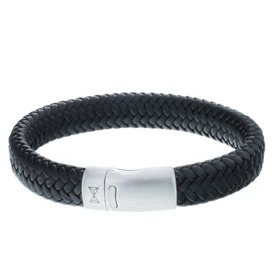 AZE Jewels ⋈ AZE armband Iron John Black (21,0cm) AZ-BL007-A-210 AZE Jewels ⋈ AZE armband Iron John Black (21,0cm) AZ-BL007-A-210