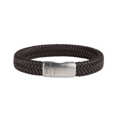 AZE Jewels ⋈ AZE armband Iron John Brown (21,0cm) AZ-BL007-B-210 AZE Jewels ⋈ AZE armband Iron John Brown (21,0cm) AZ-BL007-B-210