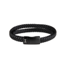 AZE Jewels ⋈ AZE armband Double Flat String Black-on-Black AZ-BL008-C-195 AZE Jewels ⋈ AZE armband Double Flat String Black-on-Black AZ-BL008-C-195