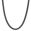 AZE Jewels ⋈ AZE ketting gourmette eight - Noir AZ-NL006-B-060 AZE Jewels ⋈ AZE ketting gourmette eight - Noir AZ-NL006-B-060