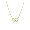 Gouden Ketting met zirconia 4022752* Gouden Ketting met zirconia 4022752*