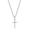 Witgouden Ketting kruis zirkonia 4104350 Witgouden Ketting kruis zirkonia 4104350