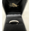 Wit Gouden ring 5x 0,05crt Wit Gouden ring 5x 0,05crt