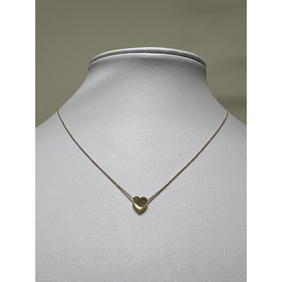 Gouden ketting met hartje Gouden ketting met hartje