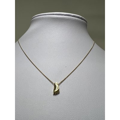 Gouden Ketting baby voetje Gouden Ketting baby voetje