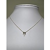 Gouden Ketting met diamant hanger Gouden Ketting met diamant hanger