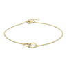 Gouden Armband rondjes verbonden Gouden Armband rondjes verbonden