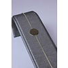 Gouden Armband met rond plaatje Gouden Armband met rond plaatje