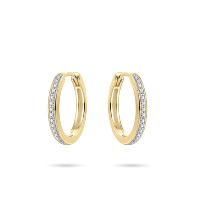 Gisser Gouden Oorsieraden met zirconia VGKCD2/15 Gisser Gouden Oorsieraden met zirconia VGKCD2/15