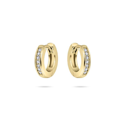 Gisser Gouden Oorsieraden met zirconia VGKCD3/15 Gisser Gouden Oorsieraden met zirconia VGKCD3/15