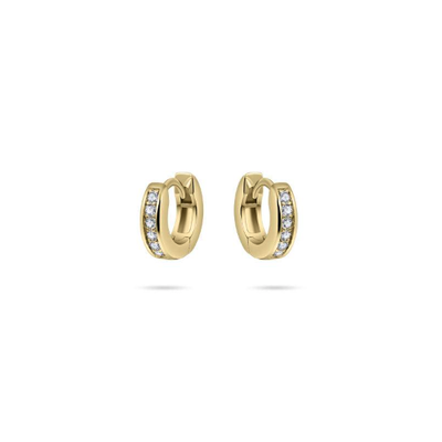 Gisser Gouden Oorsieraden met zirconia VGKCD3/12 Gisser Gouden Oorsieraden met zirconia VGKCD3/12