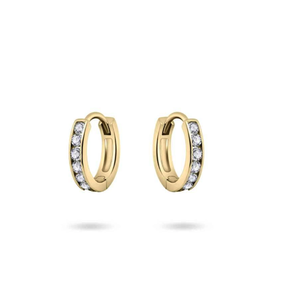 Gisser Gouden Oorsieraden met zirconia VGKA2/10 Gisser Gouden Oorsieraden met zirconia VGKA2/10