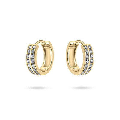 Gisser Gouden Oorsieraden met zirconia VGKA3/12 Gisser Gouden Oorsieraden met zirconia VGKA3/12