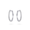 Gisser Wit Gouden Oorsieraden met zirconia VWKCK1/20 Gisser Wit Gouden Oorsieraden met zirconia VWKCK1/20