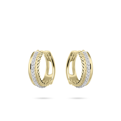 Gisser Gouden oorsieraden met zirconia VGKC1003 Gisser Gouden oorsieraden met zirconia VGKC1003