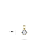 Gisser Gouden Hanger met zirconia VGP004/4 Gisser Gouden Hanger met zirconia VGP004/4