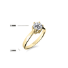 Gisser Gouden Ring met zirkonia VGR003 Gisser Gouden Ring met zirkonia VGR003