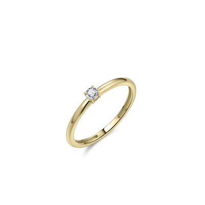 Gisser Gouden Ring met zirkonia VGR013 Gisser Gouden Ring met zirkonia VGR013