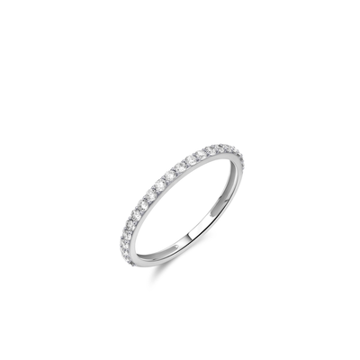 Gisser Witgouden Ring met zirkonia VWR019 Gisser Witgouden Ring met zirkonia VWR019