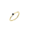 Gisser Goudewn ring met zwarte onix VGR013Z Gisser Goudewn ring met zwarte onix VGR013Z