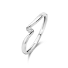 Joy & Julia Witgouden Ring met diamant Joy & Julia Witgouden Ring met diamant