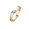 Joy & Julia Gouden Ring met diamant Joy & Julia Gouden Ring met diamant