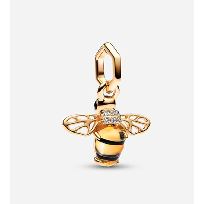 Pandora Pandora Sparkling Bee Dangle Charm 762672C01 Pandora Pandora Sparkling Bee Dangle Charm 762672C01