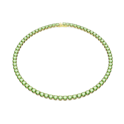 Swarovski Swarovski Tennis Ketting Groen 5661189 Swarovski Swarovski Tennis Ketting Groen 5661189