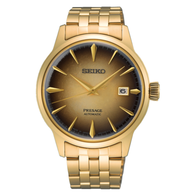 Seiko Global Brands Seiko Presage Cocktail Time Gold SRPK48J1 Seiko Global Brands Seiko Presage Cocktail Time Gold SRPK48J1