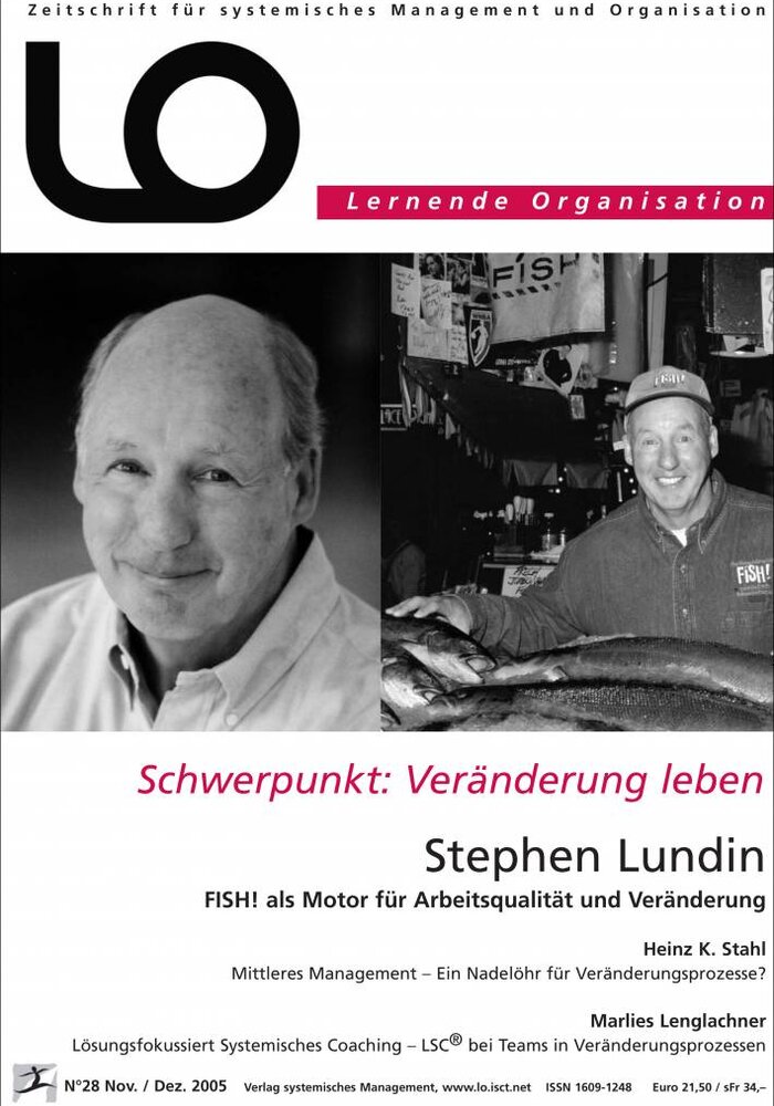 LO 28: FISH! Als Motor für Arbeitsqualität und Veränderung (PDF/Print)