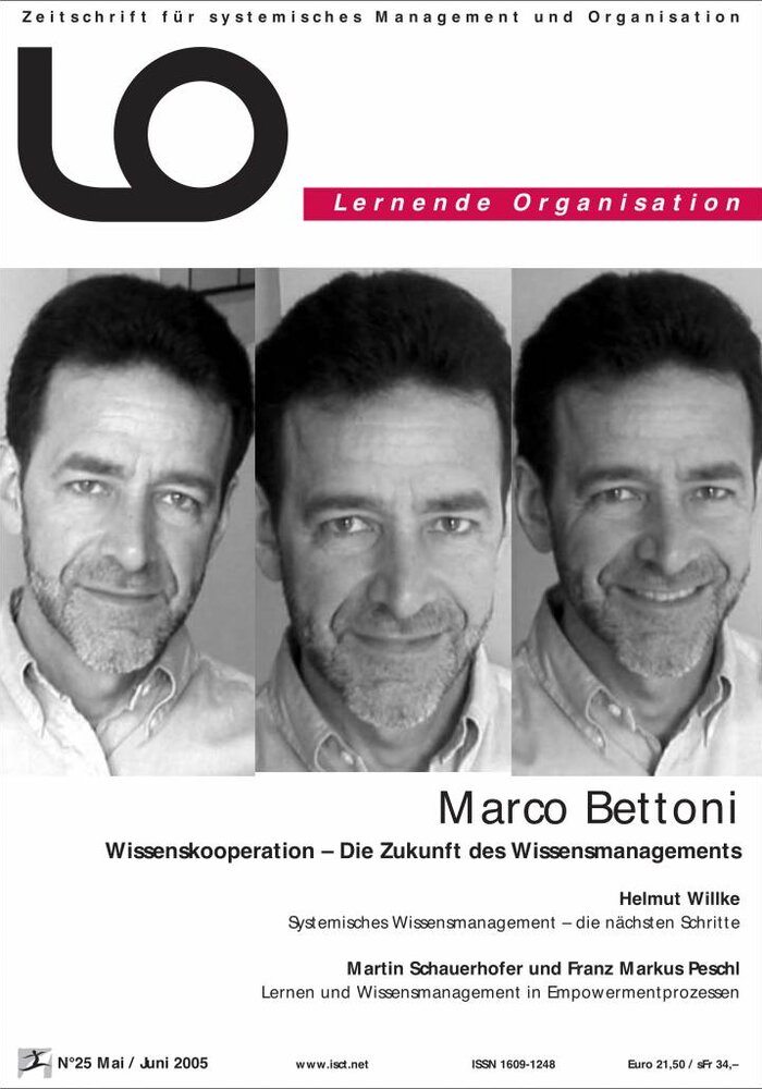 LO 25: Die Zukunft des Wissensmanagements (PDF)