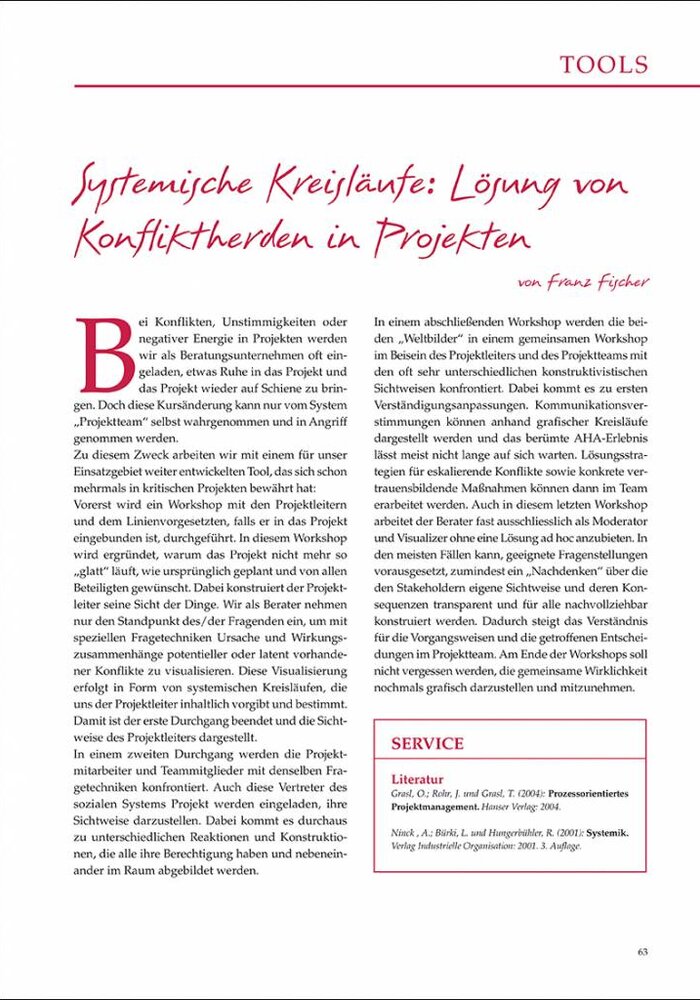 Systemische Kreisläufe: Lösung von Konfliktherden in Projekten