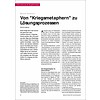 Von "Kriegsmetaphern" zu Lösungsprozessen