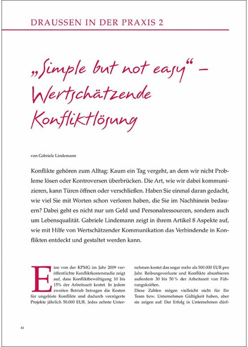 Wertschätzende Konfliktlösung