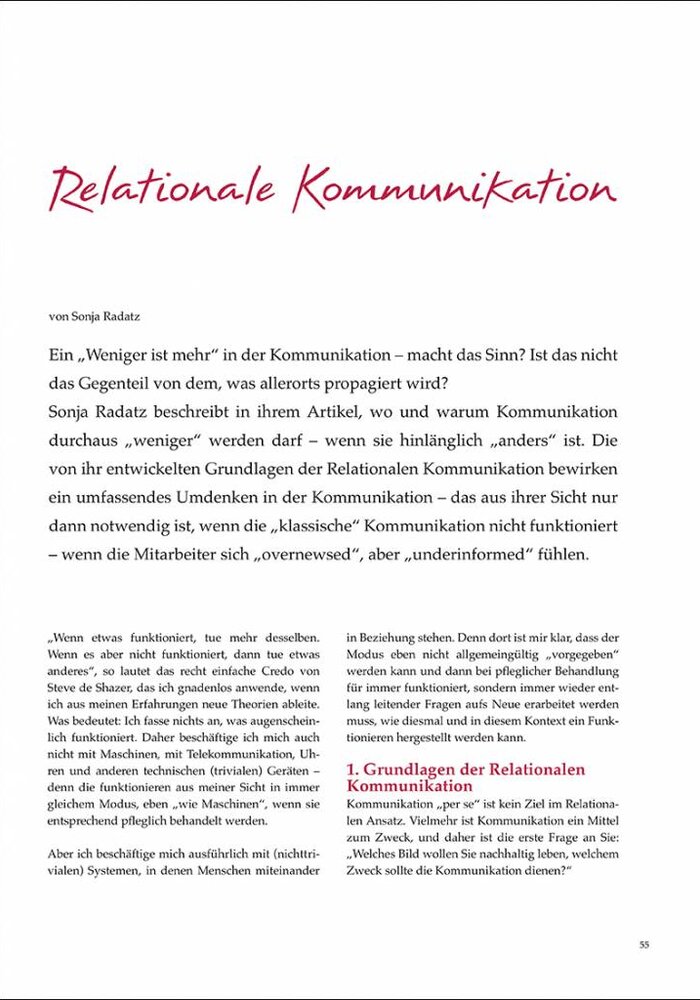 Relationale Kommunikation