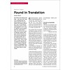 Found in Translation