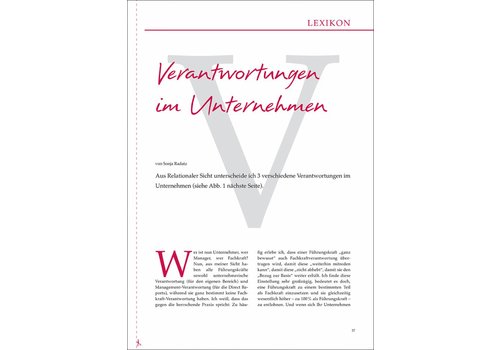 Verantwortungen im Unternehmen