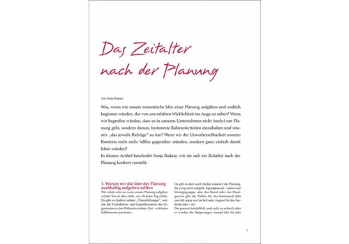 Das Zeitalter nach der Planung